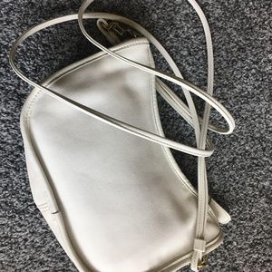 Coach crossbody cream colored purse